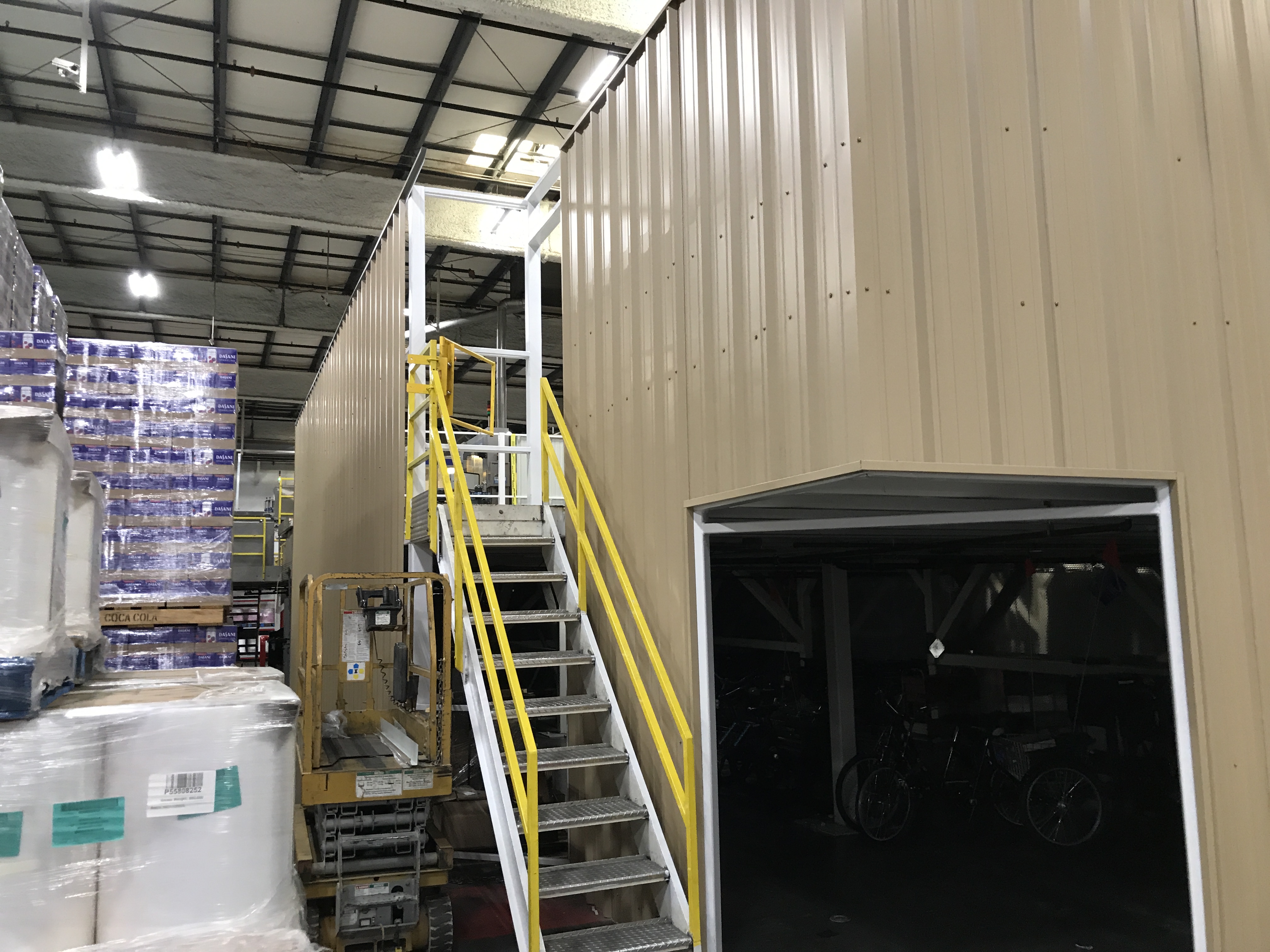 Coca-Cola bottle line reconstruction